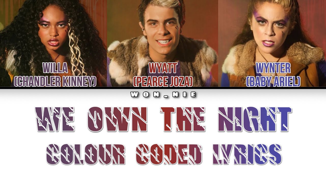 We Own The Night By ZOMBIES 2 (Colour Coded Lyrics)