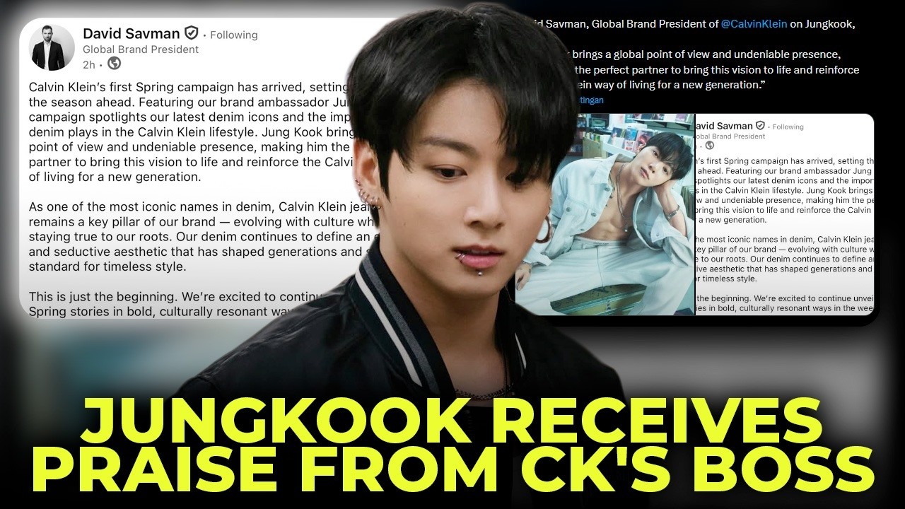 “Undeniable Presence” — David Savman’s Words Fuel Debate Over Jungkook’s Global Fashion Status