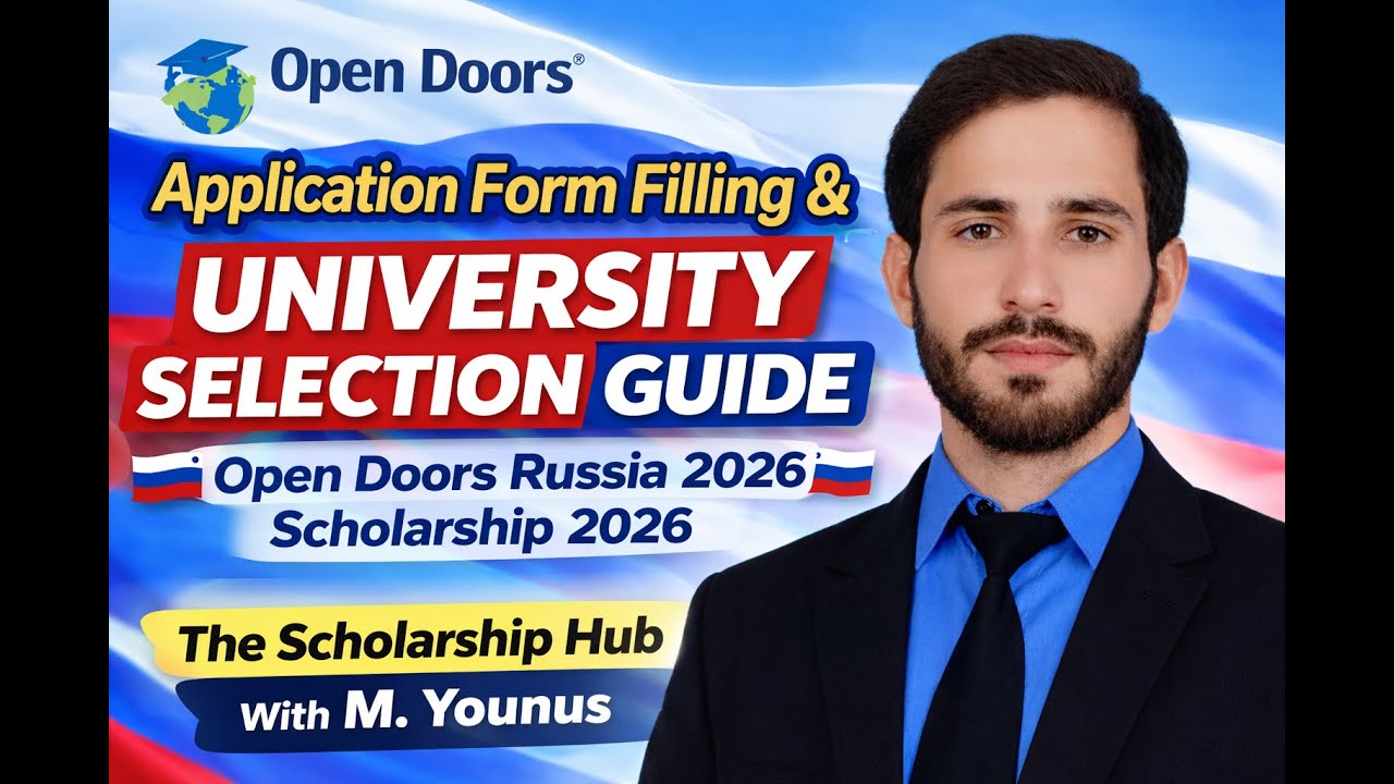 Open Doors Russia 2026 | University Selection Guide | Application Form Filling (Step-by-Step) Full