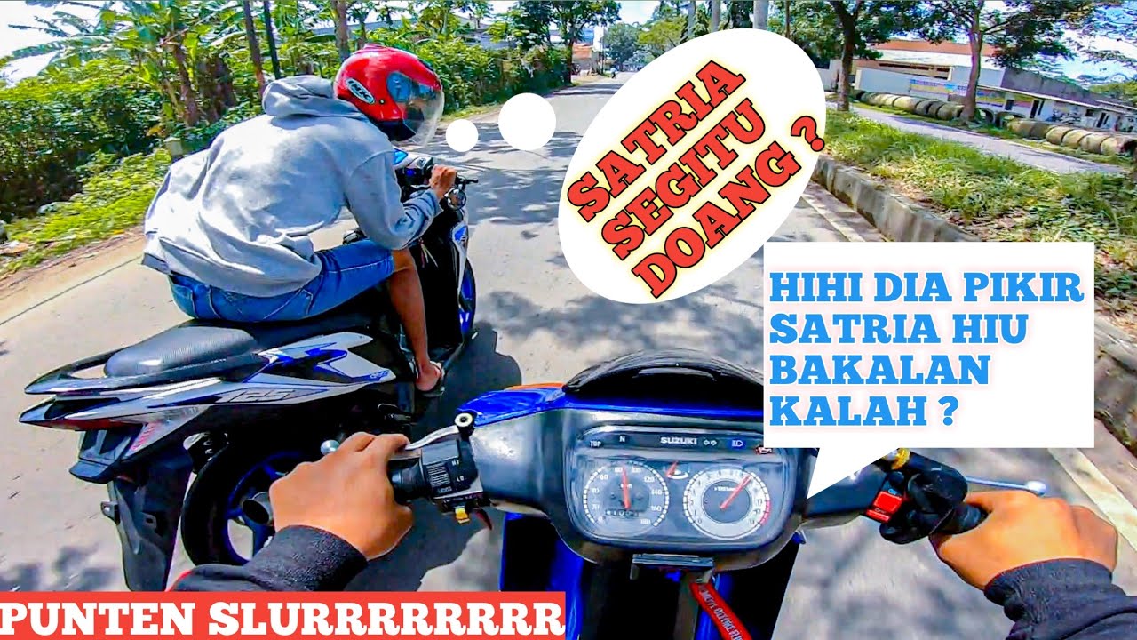 PENGENDARA VARIO 125 KENCANG INI NGEYEL PENGEN TEST SAMA SATRIA HIU 120cc !  VARIO LIMIT SOK KERAS