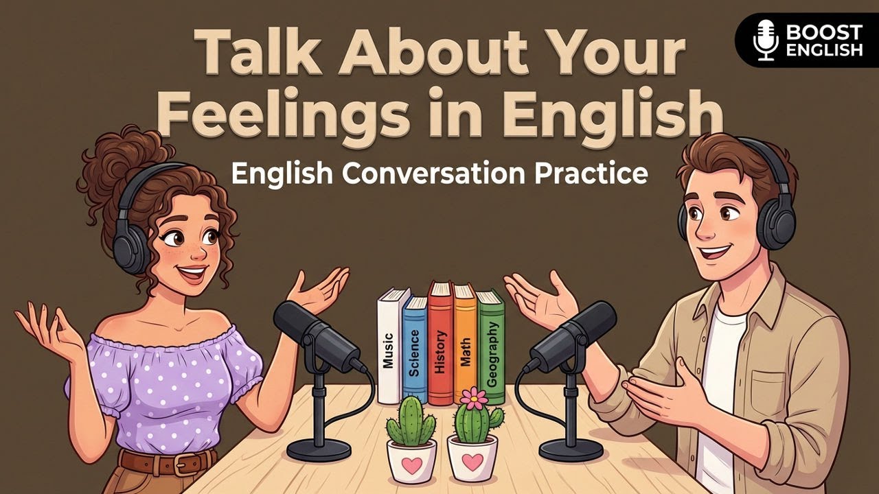 Talk About Your Feelings in English | Speak Calmly & Naturally | Boost English Podcast