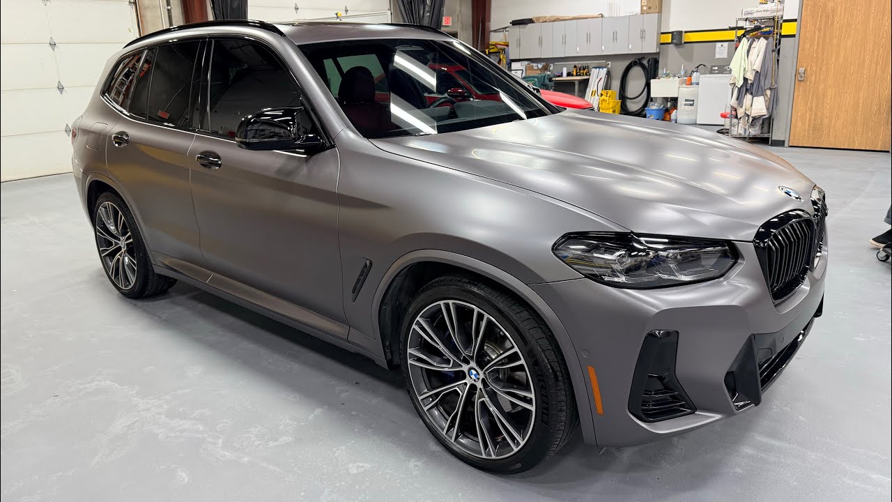 X3 M40i + Satin Tarmac Grey XPEL PPF