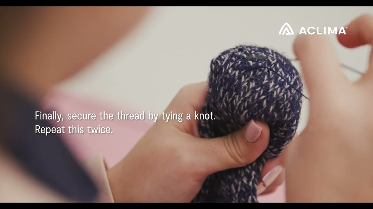 Aclima x Selfmade - How to darn a sock