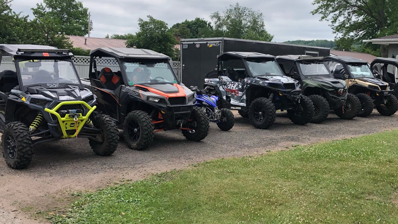 General XP's and Rmax trail ride Iron Mountain Michigan!
