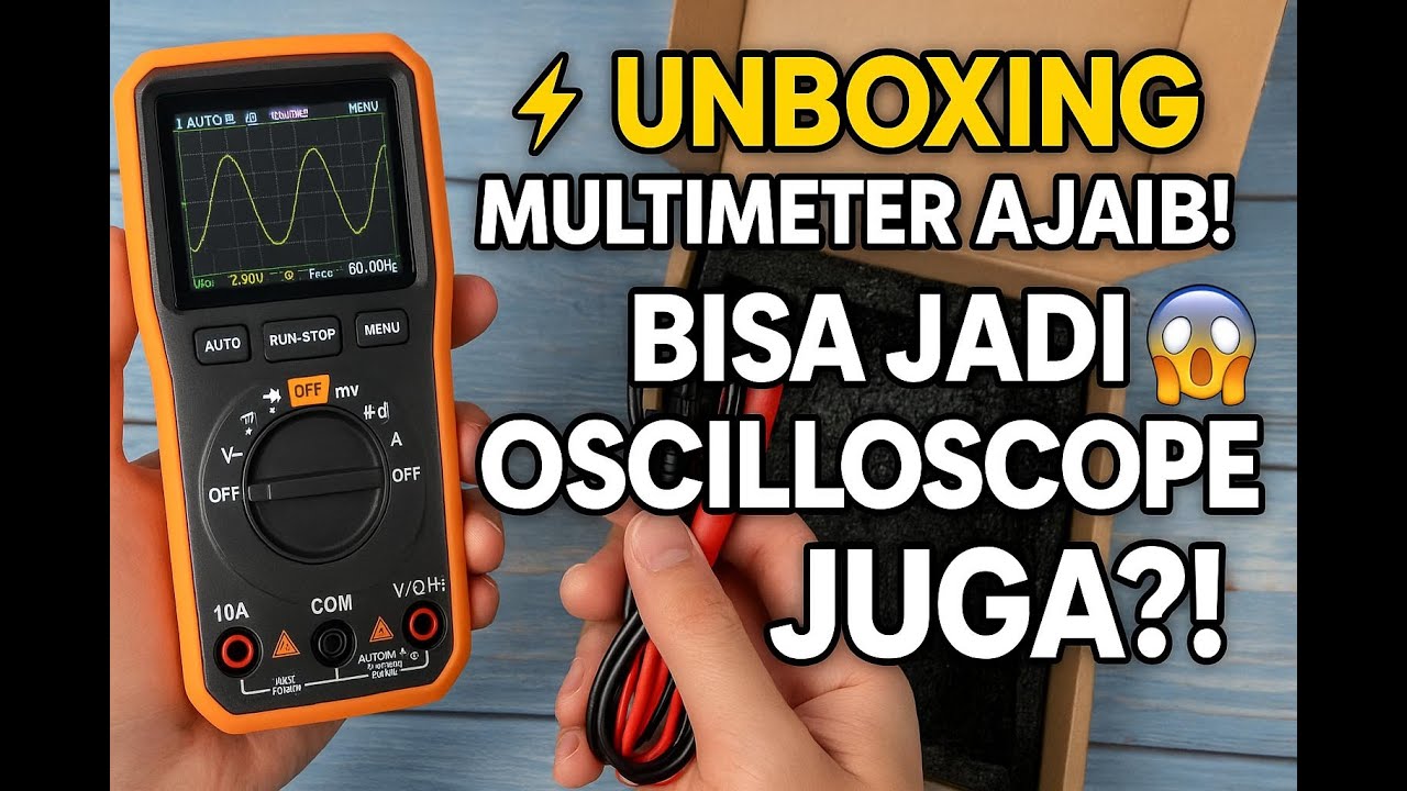 🔥 Gak Nyangka! Multimeter Murah Tapi Fiturnya SELEVEL Oscilloscope Profesional!