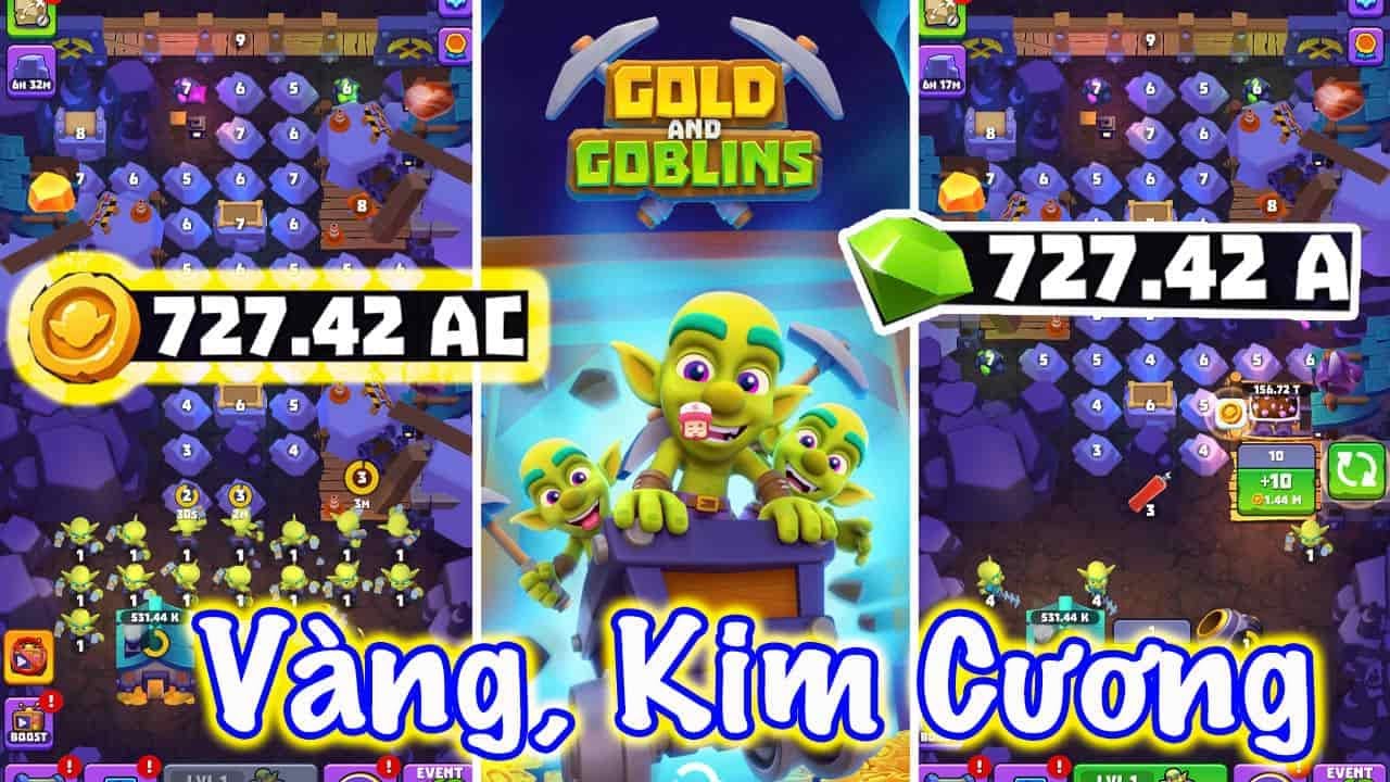 Gold and Goblins – Idle Games: Trải Nghiệm Nâng Cao Thế Giới Đào Vàng Bất Tận