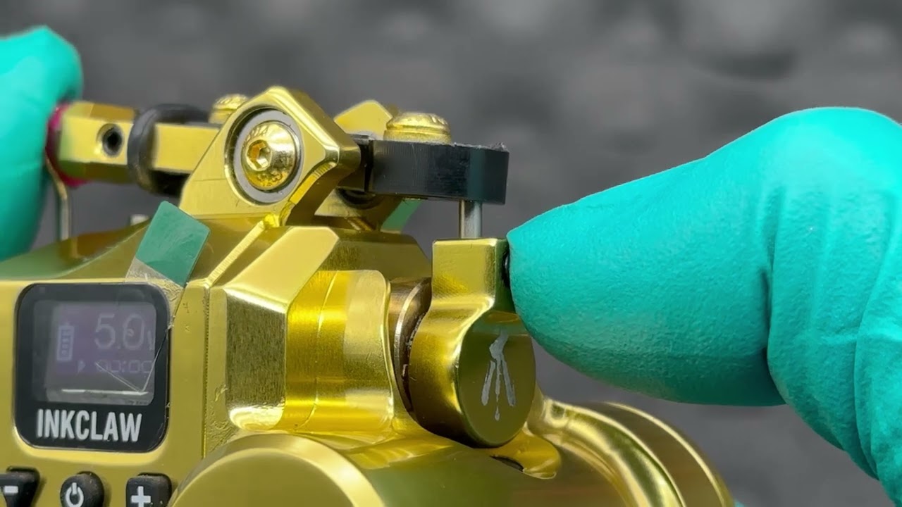 Reset Stroke | Inkclaw Black Tortoise Wireless Tattoo Machine