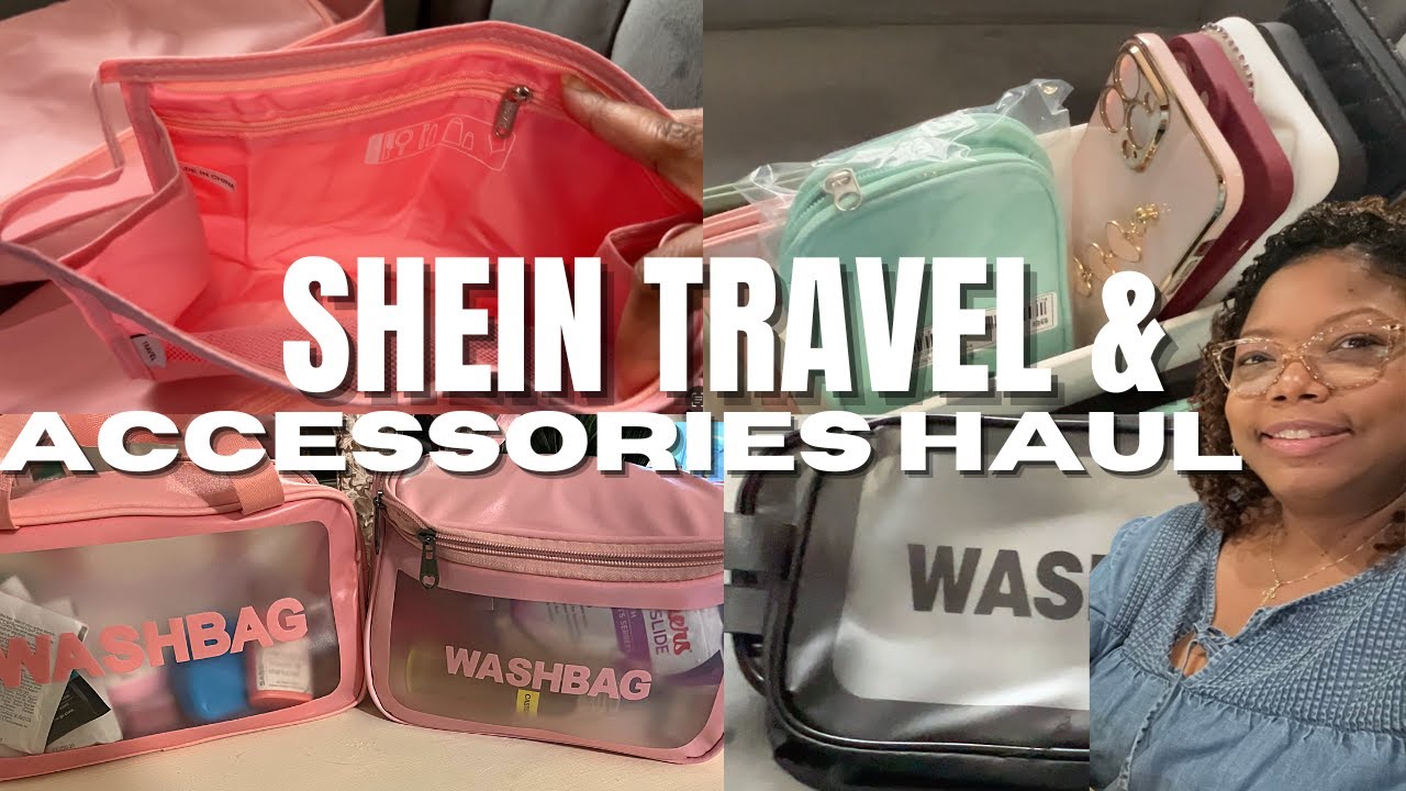 GETTING ORGANIZED! SHEIN TRAVEL & ACCESSORIES HAUL - HAIR WRAPS, PACKING CUBES - GIRL & GUY LUGGAGE