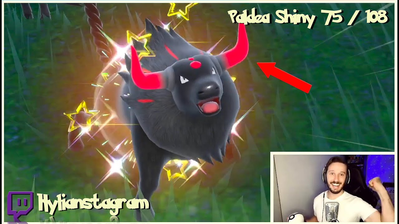 SHINY PALDEAN TAUROS (BLAZE BREED) - DO NOT Do A Mass Outbreak - Paldea Shiny-Living Dex 75/108
