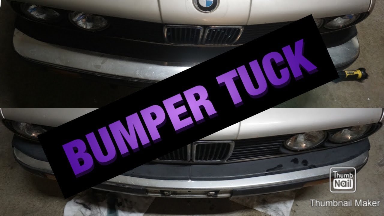 E30 bumper tuck