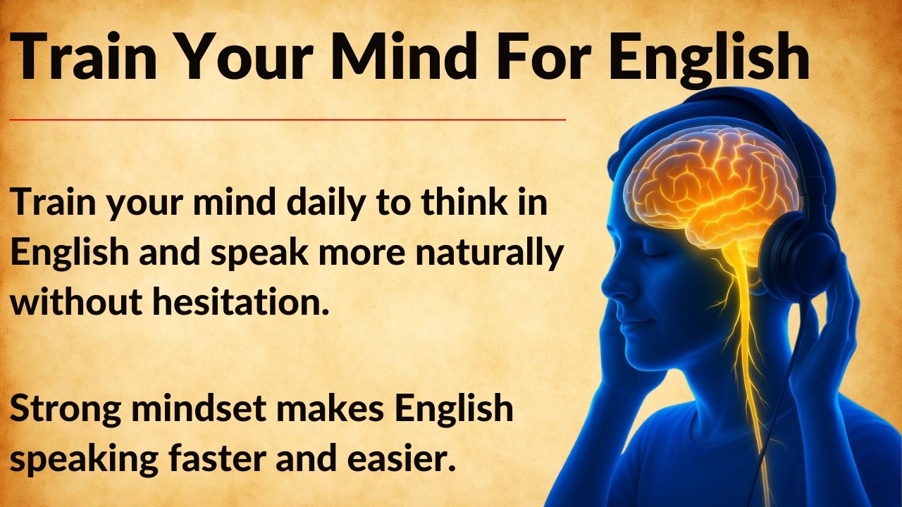 Train Your Mind For English || Graded Reader || Improve Your English Fluency || Sunrise English