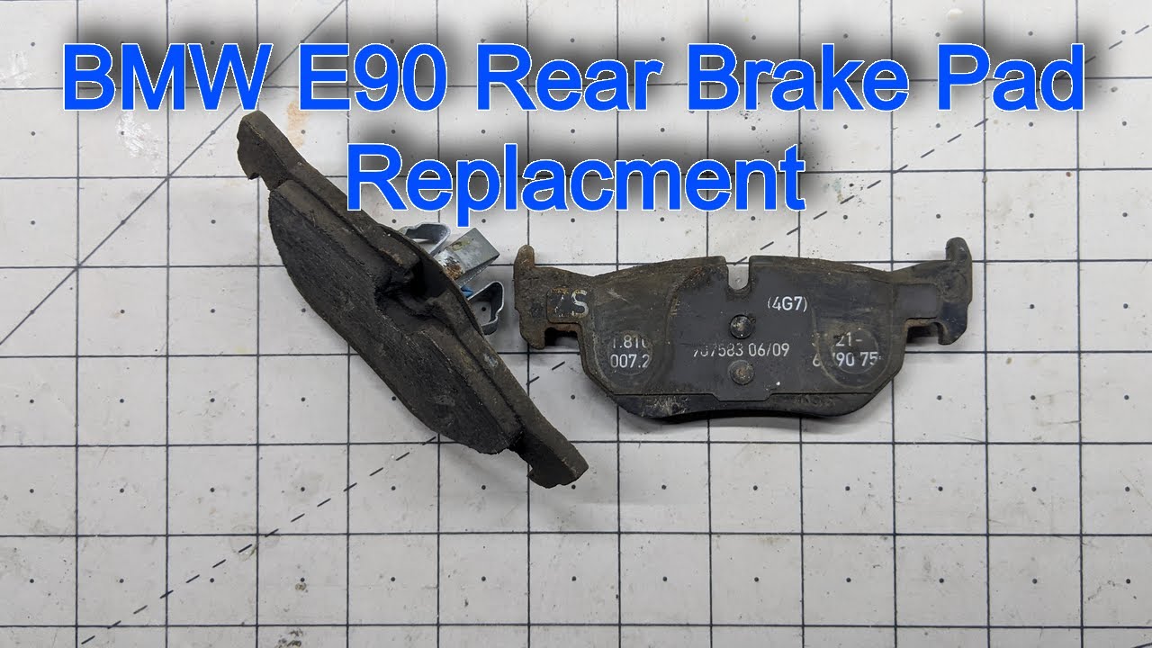2010 BMW E90 328i Rear Brake Pad Replacement
