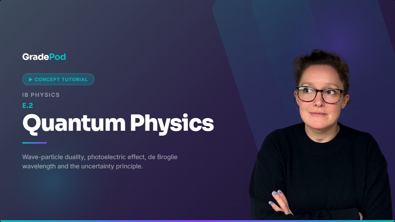 IB Physics E.2 Quantum Physics | Concept Tutorial | GradePod (HL)