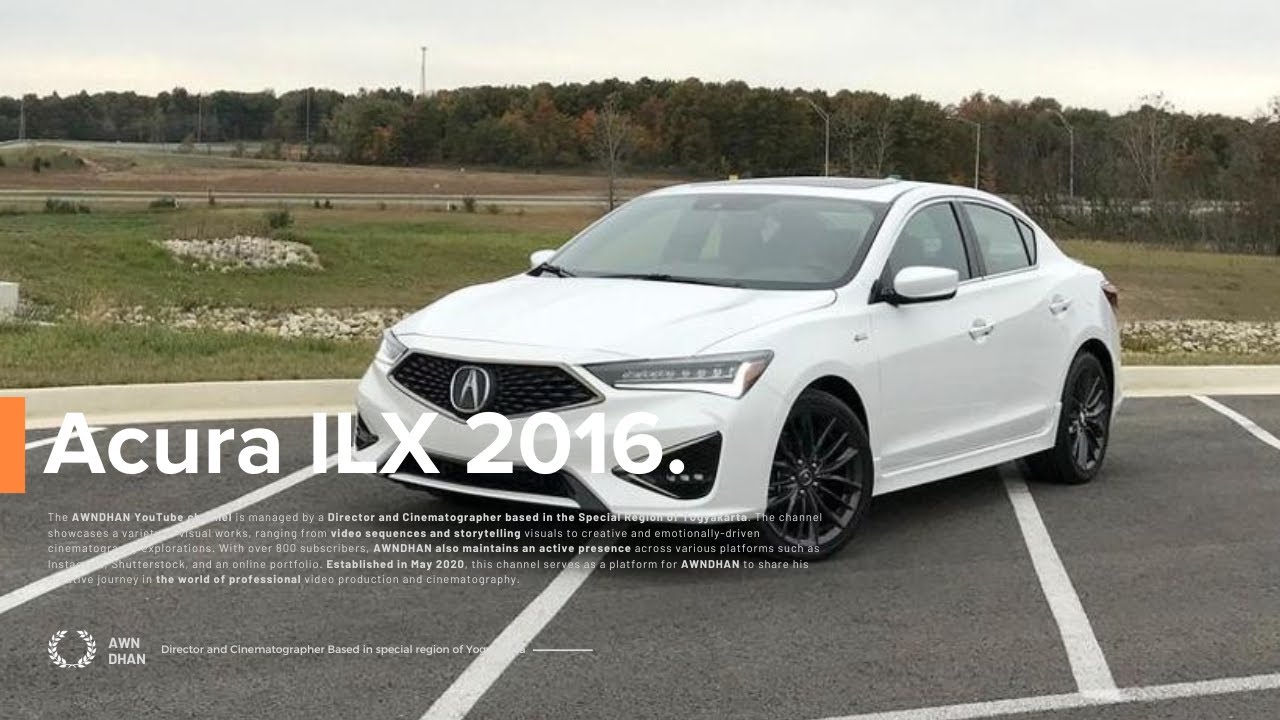 Acura ILX 2016 with 17x9 25 Vordoven forme 9 4K