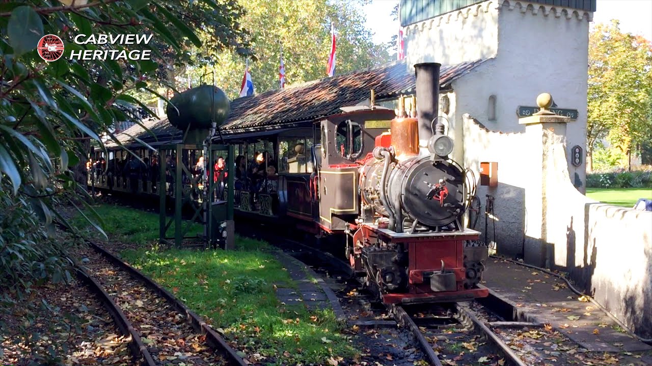 🇩🇪 Cab Ride 1908: Efteling Theme Park Steam Train 11/10/2018