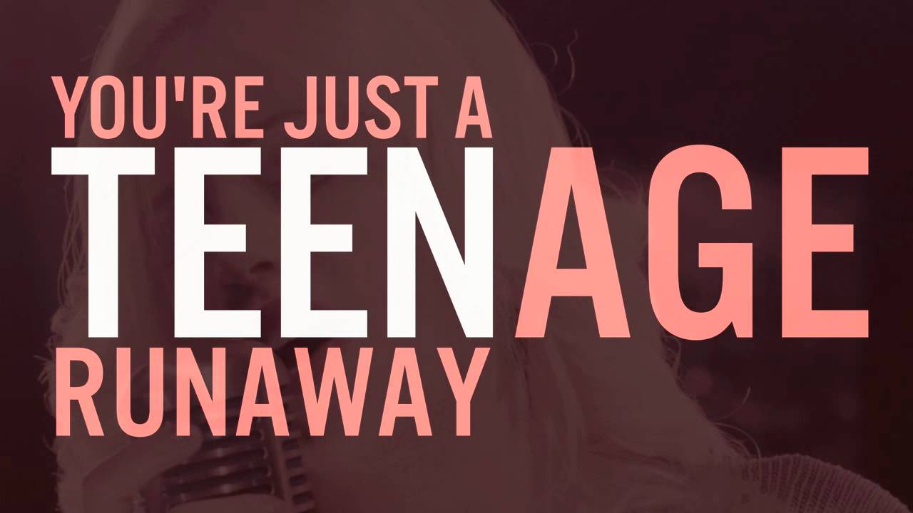 Teenage Runaway - Official Lyric Video - Madison Rose
