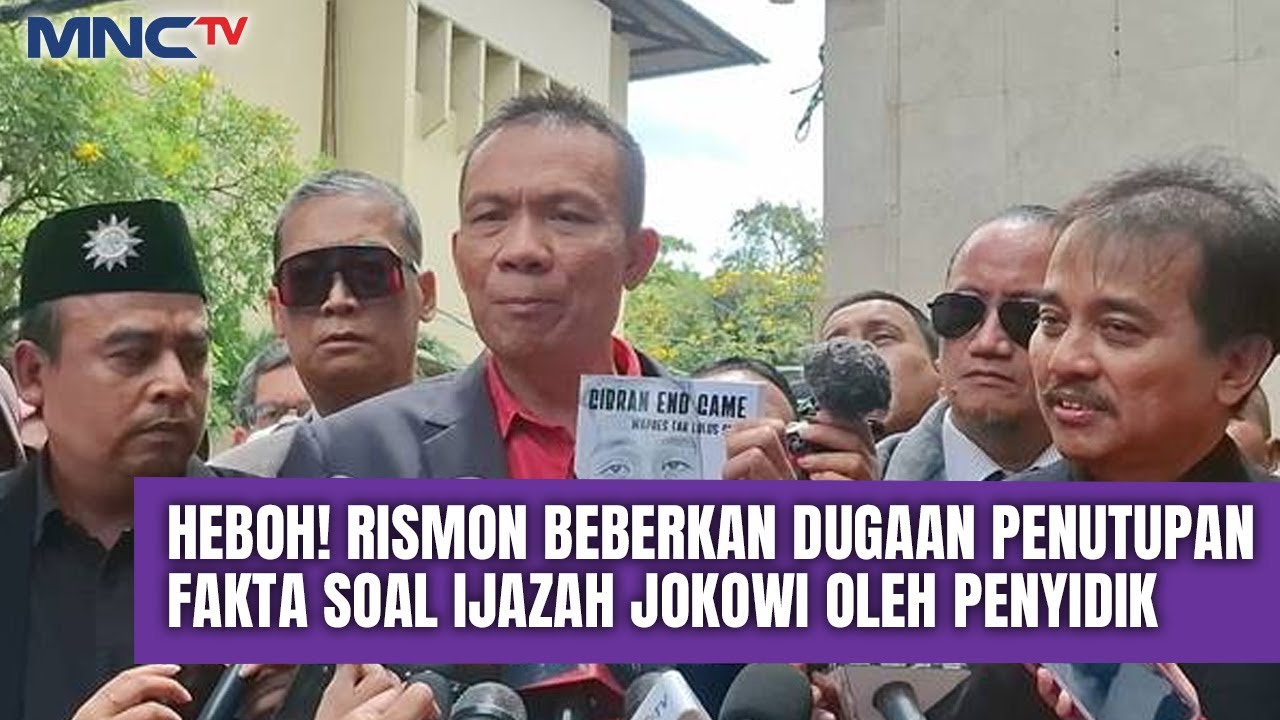 Rismon Klaim Ada Penutupan Fakta oleh Penyidik di Kasus Ijazah Jokowi