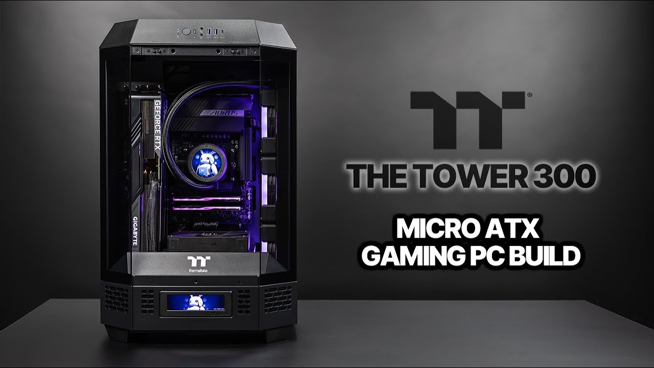 Unique Micro ATX Gaming PC Build | Thermaltake The Tower 300 | 7800X3D | RTX 4070 Ti Super