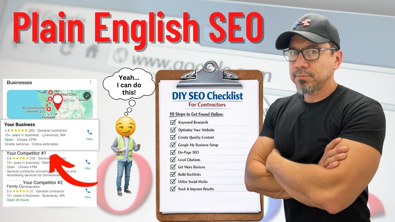 SEO How To Do It Yourself (Google 3-Pack + Website SEO Basics)