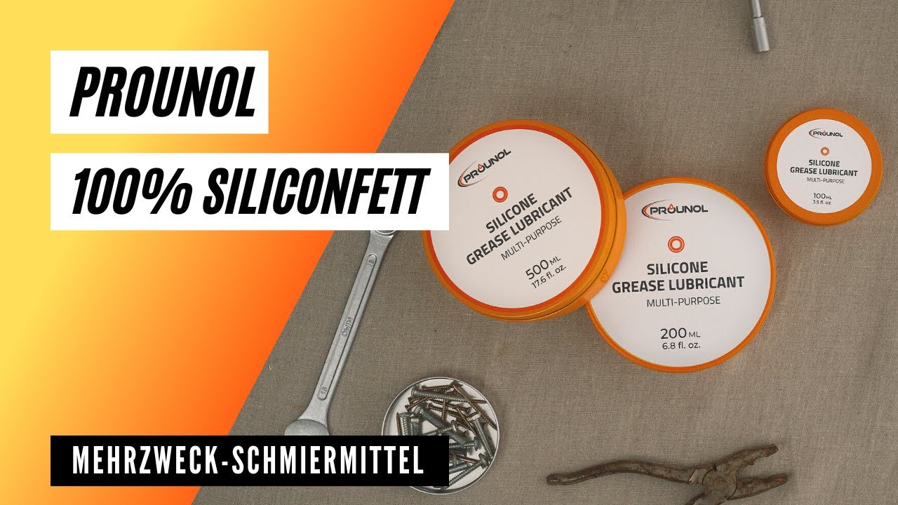 Wof&uuml;r Silikonfett verwenden? | Prounol 100% Wasserdichtes Mehrzweckfett