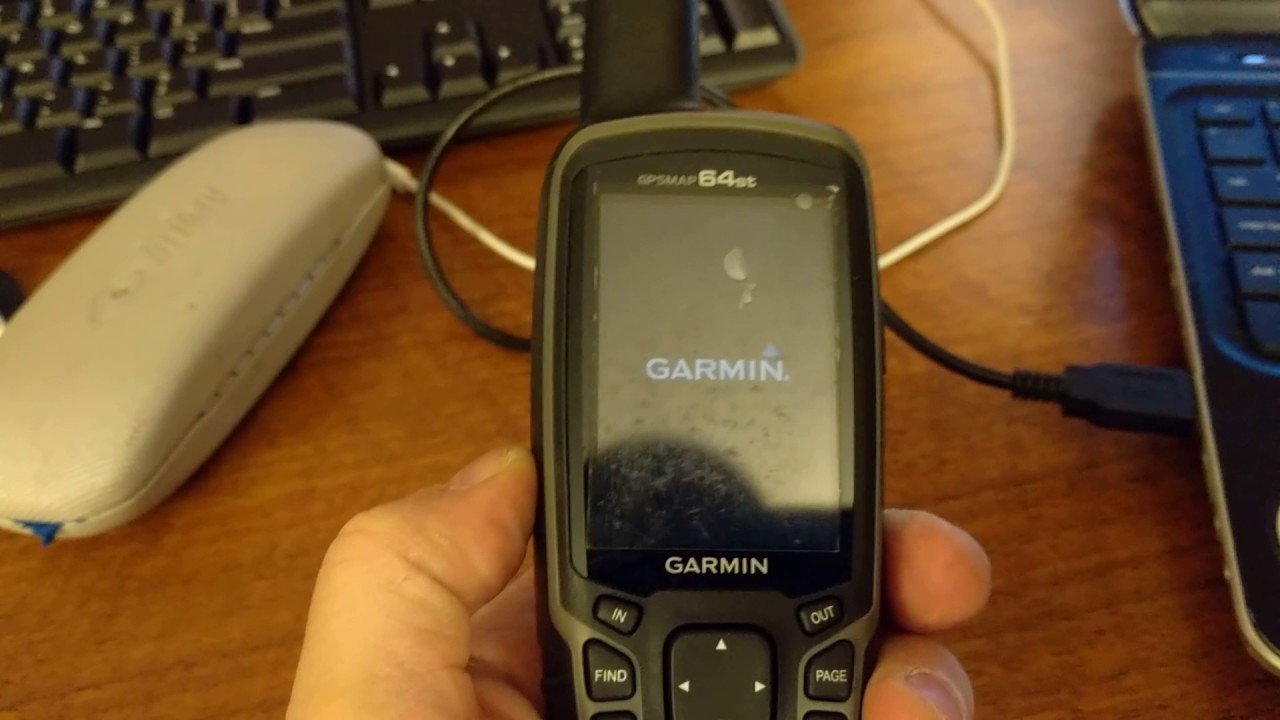 Power on GPSmap64st with no batteries.
