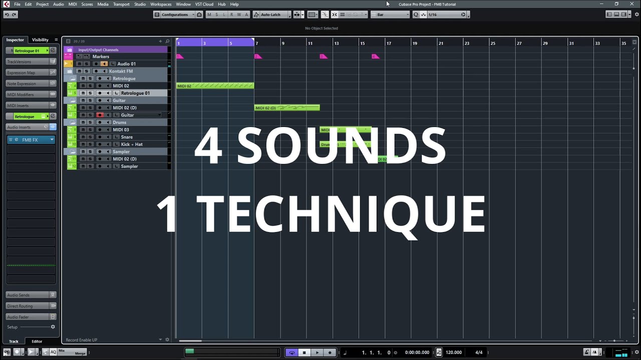 Advanced FM8 FX in Cubase - Sound Examples