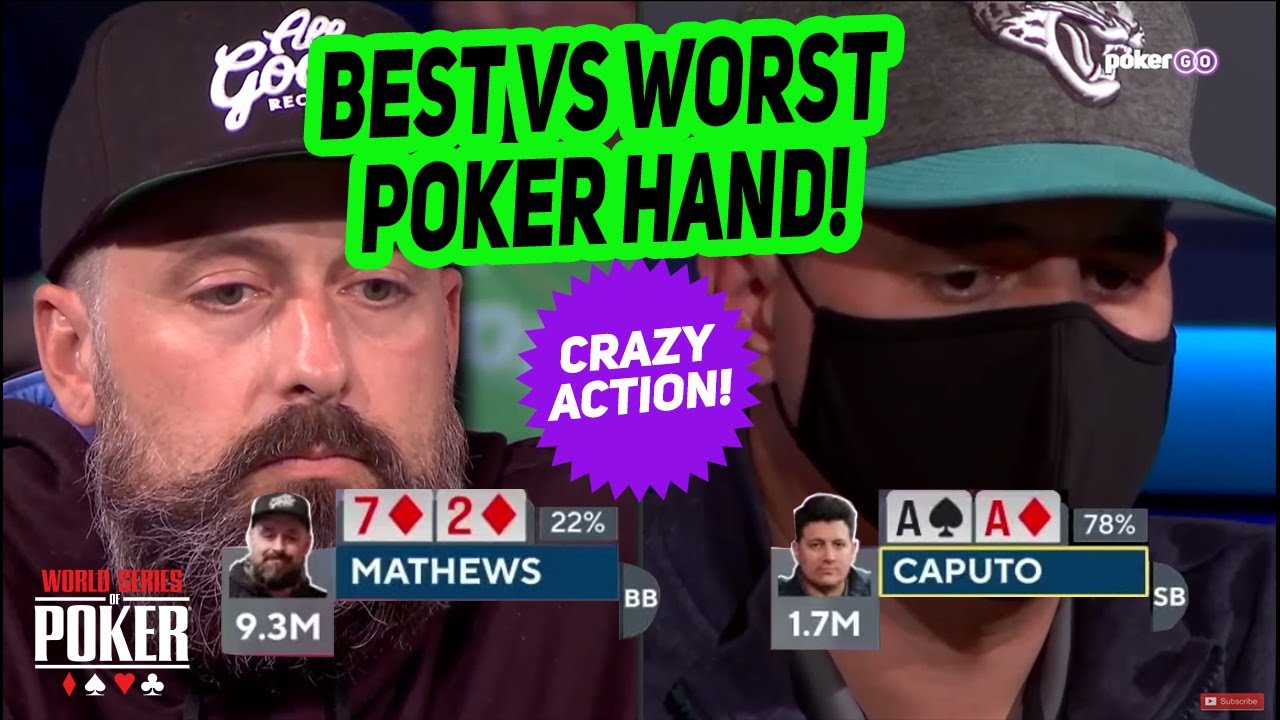 Aces vs Seven-Deuce at World Series of Poker Final Table!