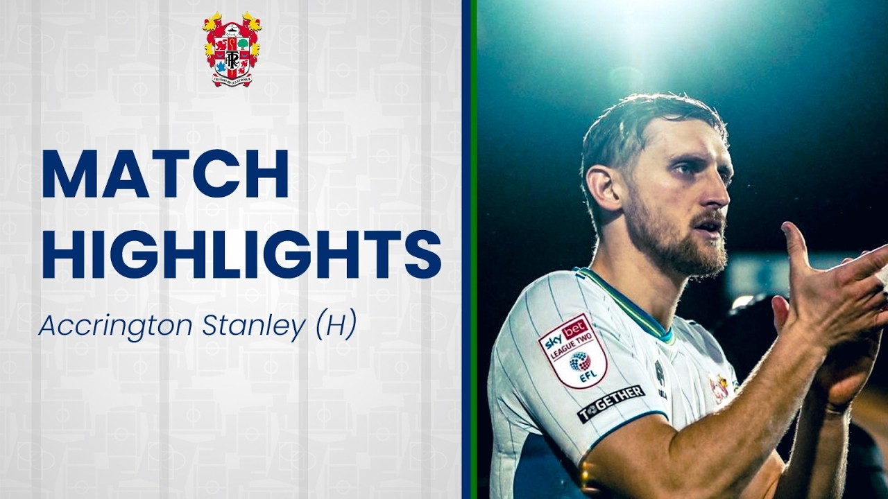 Match Highlights | Tranmere Rovers v Accrington Stanley (2025/26)