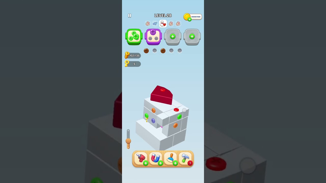 Solving Screwdom Lvl 28