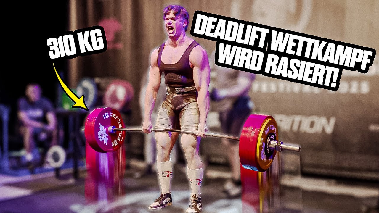 310KG Deadlift mit 19! Grenzen sind da, um gebrochen zu werden!