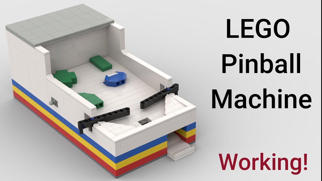 This is how I made this LEGO Pinball Machine!!