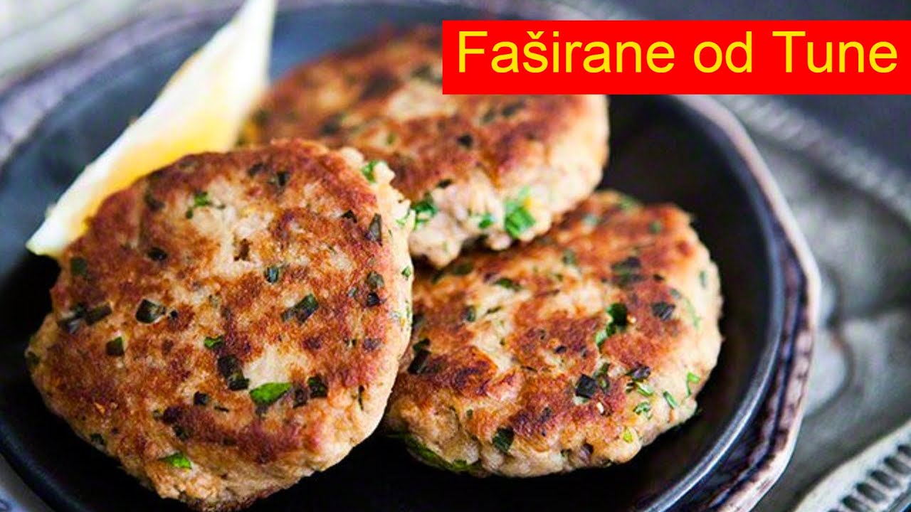 Faširane Šnicle Recept Od Tunjevine - NAJUKUSNIJE PLJESKAVICE ILI FAŠIRANE ŠNICLE od TUNE.