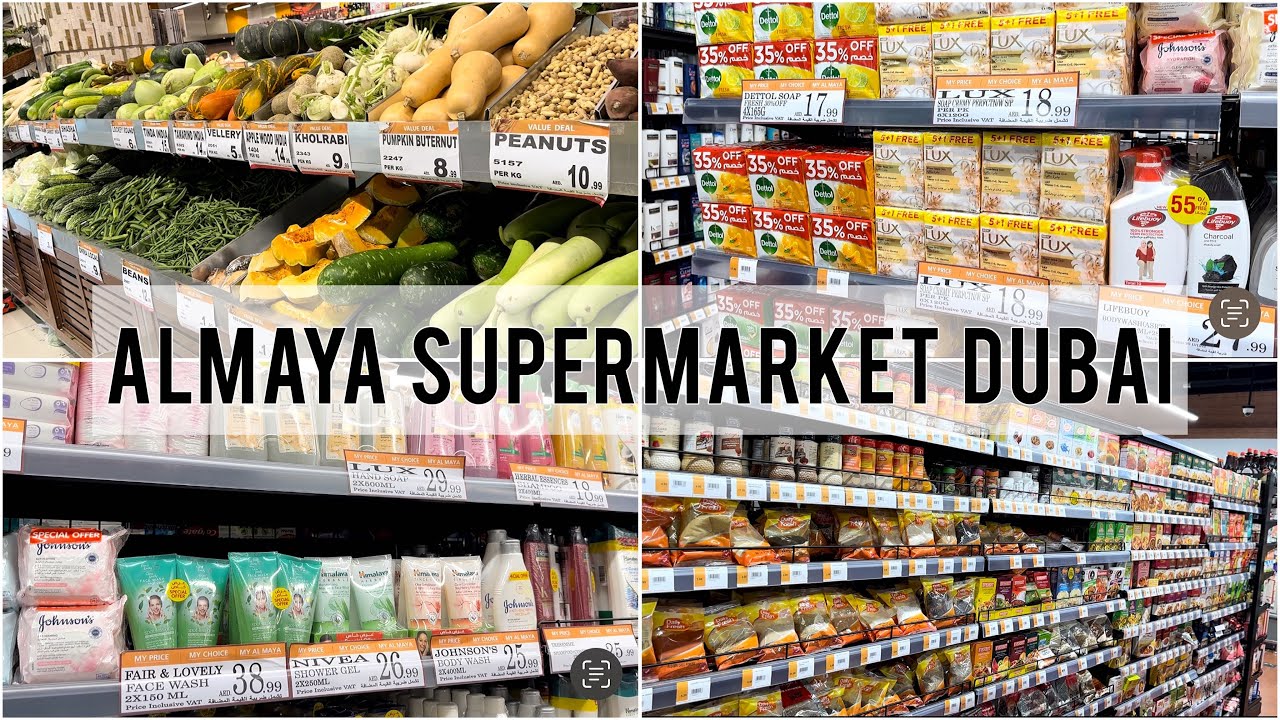 ALMAYA SUPERMARKET DUBAI | Grocery Shopping | Best Deals | Full Tour Vlog | 4K