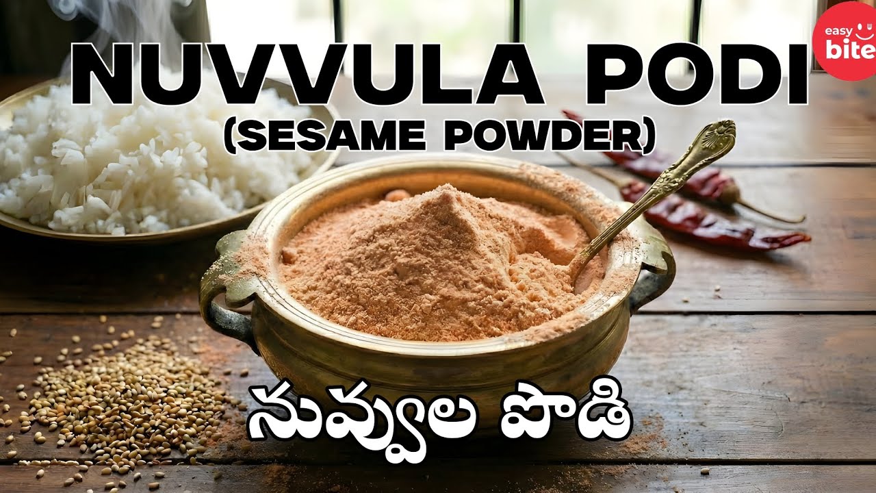 Healthy Sesame Seed Powder (Til Podi) Recipe | Iron & Calcium Rich Superfood
