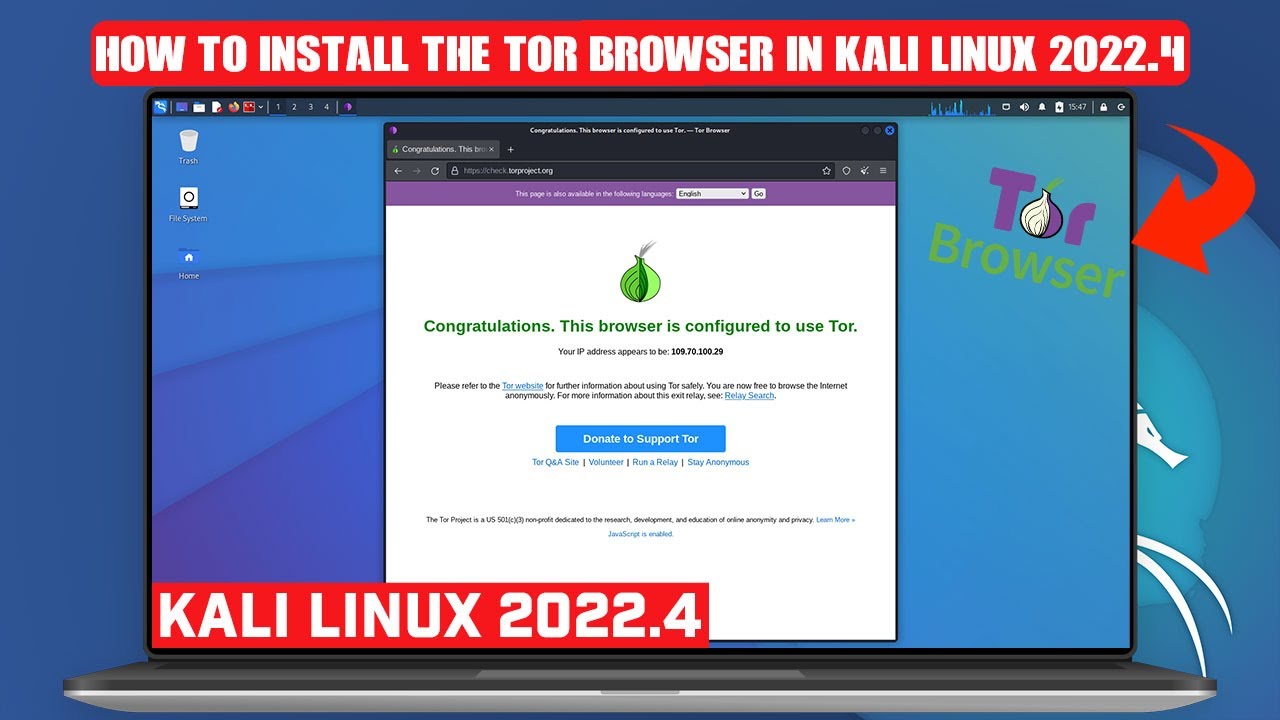 How to Install Tor Browser on Kali Linux | Kali Linux 2022.4