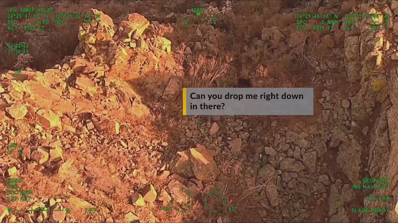 VIDEO: Injured hiker rescued from LaDrones Mountains