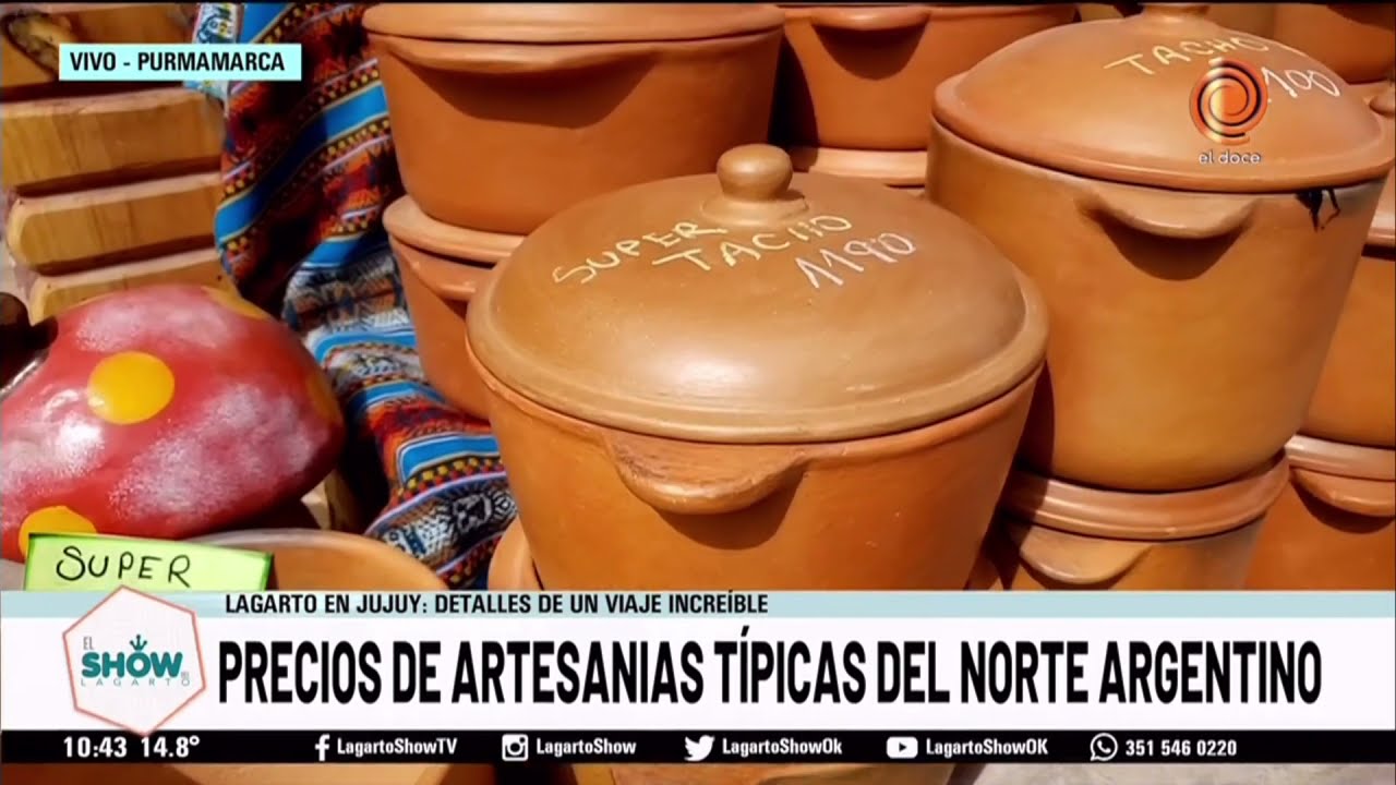 La tradicional alfarería de Purmamarca provincia de Jujuy