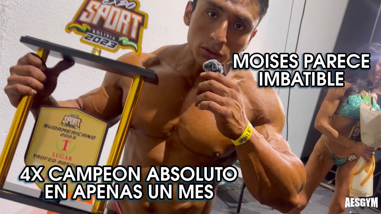 MOISES UGARTE FISICOCULTURISTA BOLIVIANO REVELA SECRETOS EL DIA DE LA COMPETENCIA