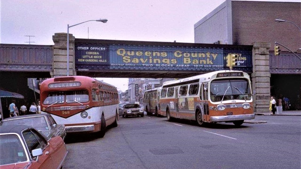 *Nostalgic 1970's Flushing Queens NYC Photo Slideshow* Retro 70's New York City Nostalgia
