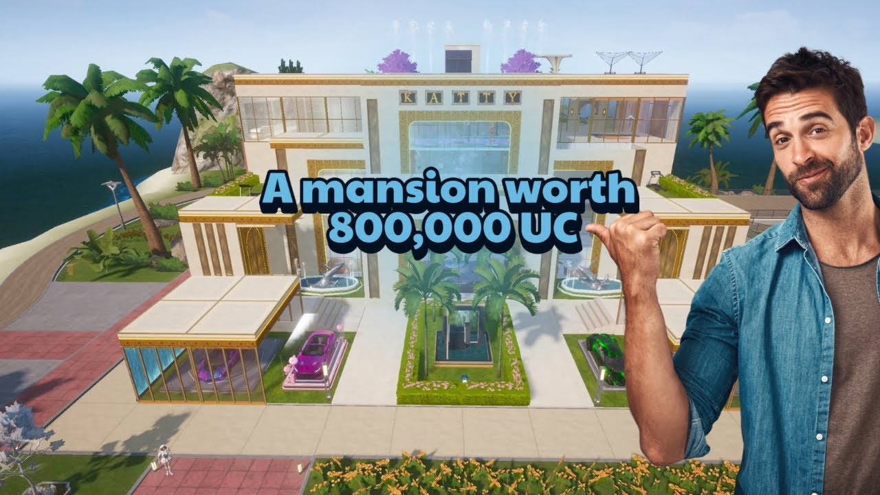 A legendary palace worth 800,000 UC! - pubg home