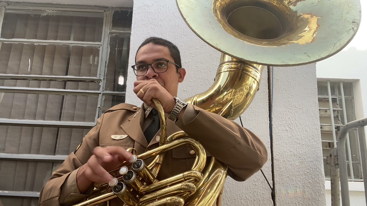Hino Nacional Brasileiro - Continência - Tuba Bb (Cb Freitas)