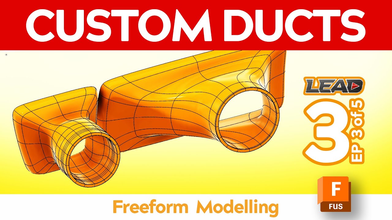 Design Custom Car Parts With 3D Scanning | Ep3 | Freeform Modeling The Duct
