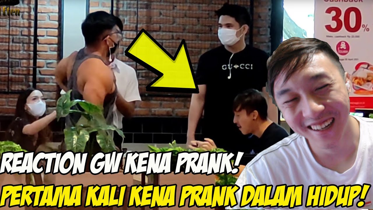 REACTION TO BEING PRANKED FOR THE FIRST TIME IN MY LIFE! THE RESTAURANT WAS CROWDED, HAHA