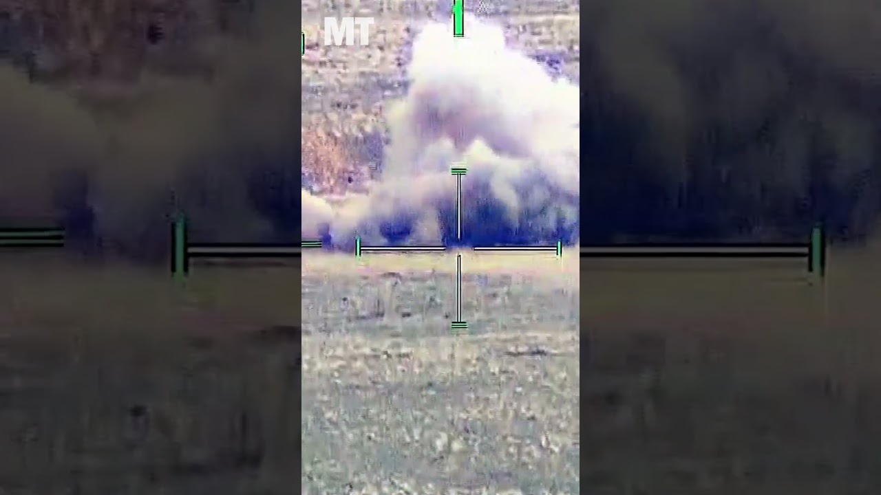 See an Apache Helicopter unleash a Hellfire missile at a truck during live-fire exercise