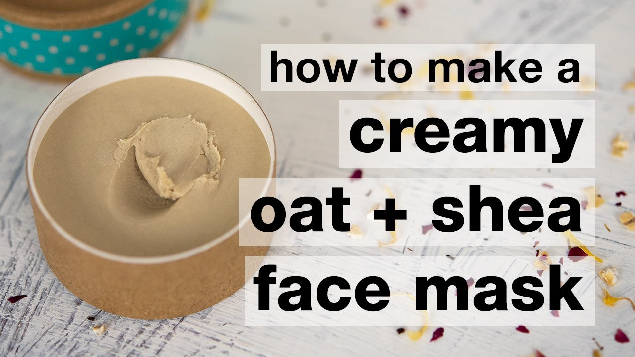 How to Make a DIY Creamy Oat & Shea Face Mask // Humblebee & Me