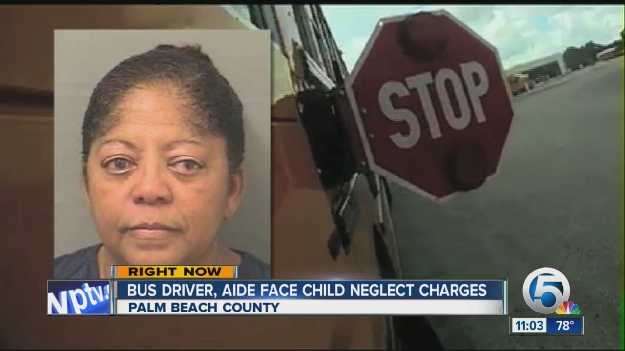 Bus driver, aide face child neglect charges