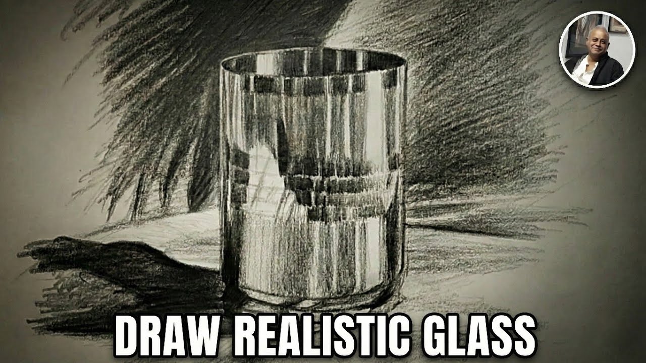 😱Make identical glass portrait part 1 (still life)! Tutorial by Ashis art. Watch now!🤗 #art 