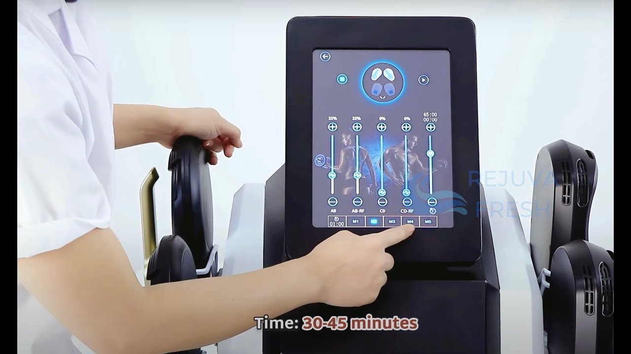 How to Use PERFECT SHAPE NEO Fat Burner Sculpting Machine | Operation & Machine Interface Demo