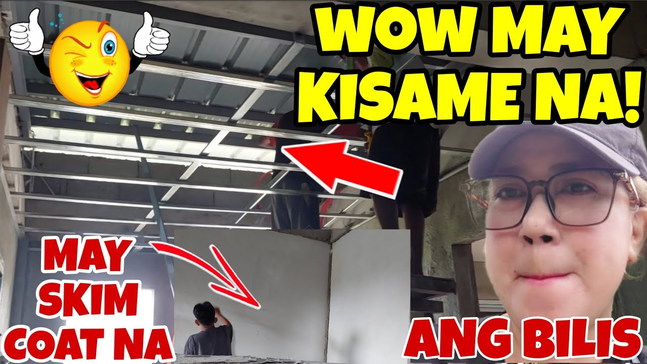 WOW ANG BILIS NILA! MAY SKIM COAT AT KISAME NA