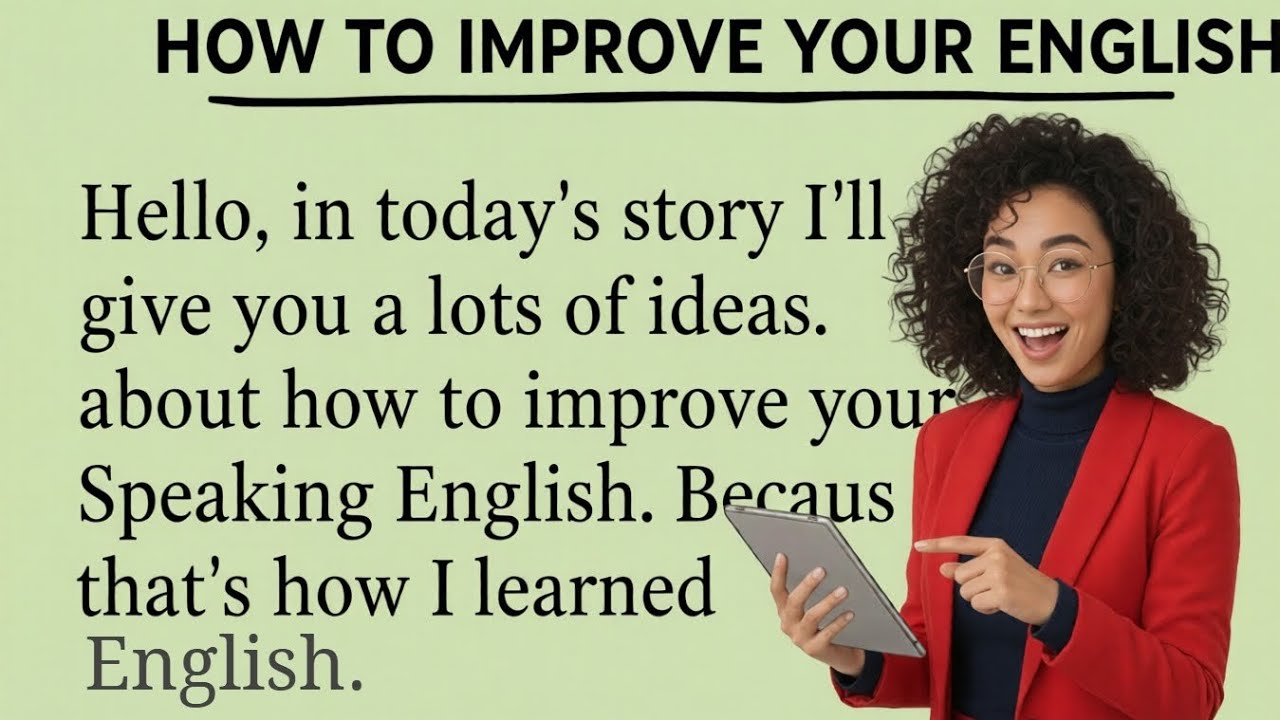 How To Improve Your English ?|| Listen And Practice|| Best Way To Learn English || story flow